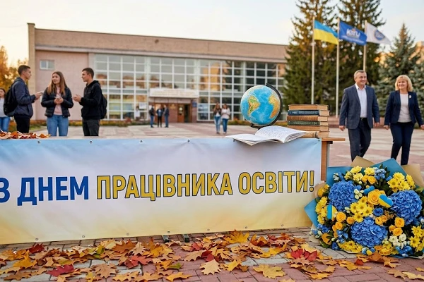 Вітання з днем працівника освіти